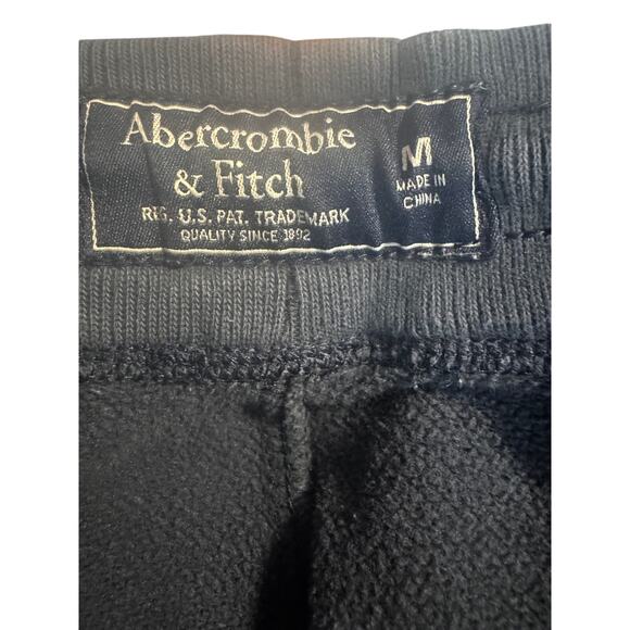 Abercrombie & Fitch Navy Logo Sweatpants Size M (Y2K Era) - Picture 5 of 6